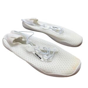 WateLves Womens Size 9.5 White Quick Dry Aqua Socks Pool Water Aerobics Shoes